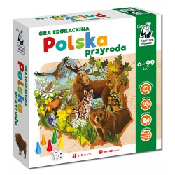 Polska przyroda Gra edukacyjna Kapitan Nauka motyleksiazkowe.pl
