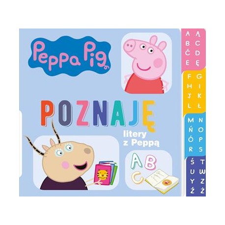 Peppa Pig Poznaję 8. Litery z Peppą motyleksiazkowe.pl