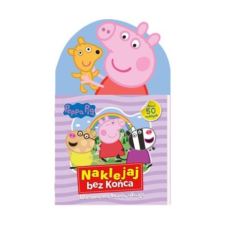 Peppa Pig Naklejaj bez końca 2. Ubrania na każdą okazję motyleksiazkowe.pl