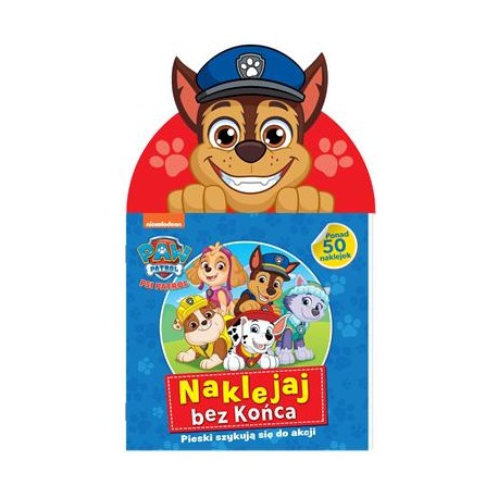 Psi Patrol Naklejaj bez końca 6. Pieski szykują się do akcji motyleksiazkowe.pl