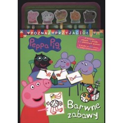 Peppa Pig Poznaj przyjaciół 1. Barwne zabawy motyleksiazkowe.pl