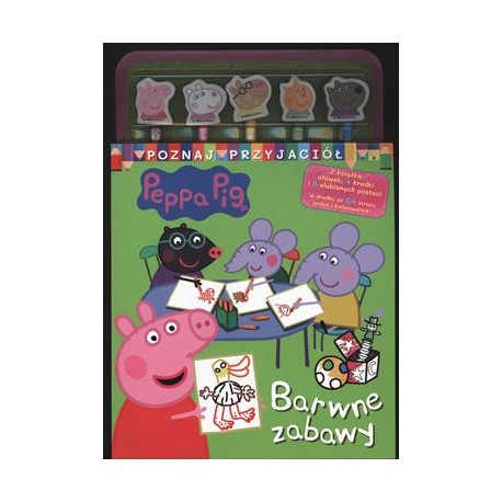Peppa Pig Poznaj przyjaciół 1. Barwne zabawy motyleksiazkowe.pl