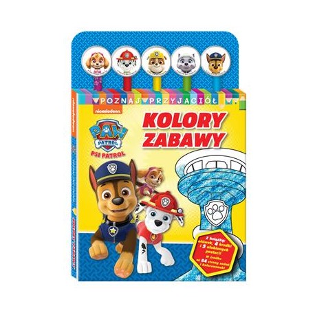 Psi Patrol Poznaj przyjaciół 1. Kolorowe zabawy motyleksiazowe.pl