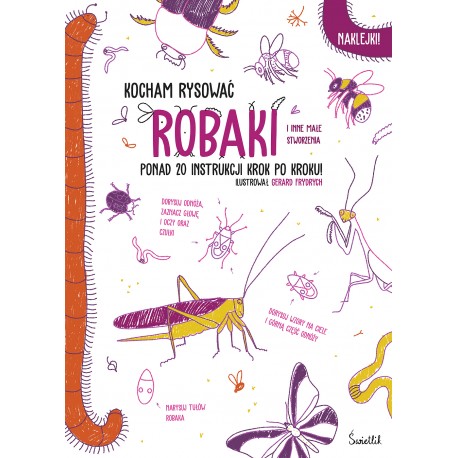 Robaki Kocham rysować motyleksiazkowe.pl