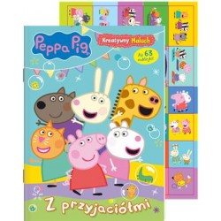 Peppa Pig. Kreatywny maluch część 8. Z przyjaciółmi motyleksiazkowe.pl