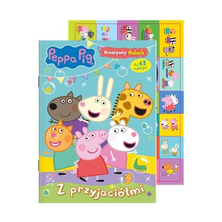 Peppa Pig. Kreatywny maluch część 8. Z przyjaciółmi motyleksiazkowe.pl