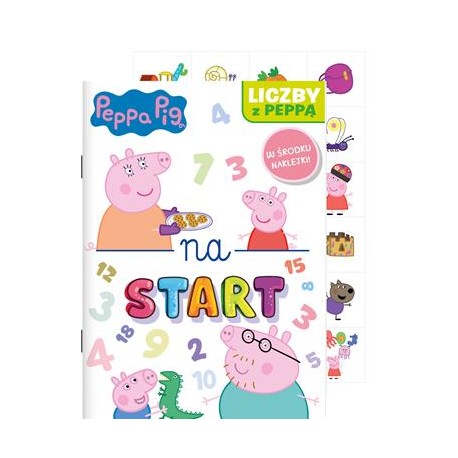 Peppa Pig Na start część 5. Liczby z Peppą motyleksiazkowe.pl