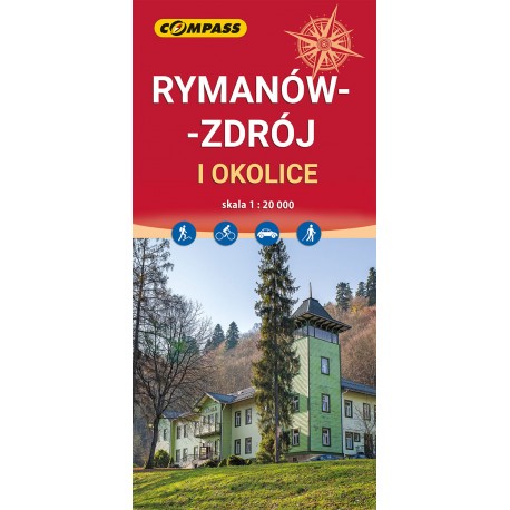 Iwonicz-Zdrój  Rymanów-Zdrój i okolice wydanie 4 1: 20 000 motyleskiazkowe.pl