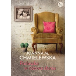 Poduszka w różowe słonie Joanna M. Chmielewska motyleksiazkowe.pl