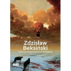 Zdzisław Beksiński  zeszyt do kolorowania Edyta Niemiec-Szywała motyleksiazkowe.pl