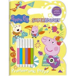 Peppa Pig Superkolory część 5 Przebieranki Peppy motyleksiazkowe.pl