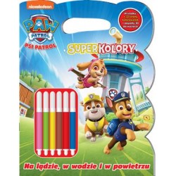 Psi Patrol Superkolory część 8. Na lądzie, w wodzie i w powietrzu motyleksiazkowe.pl