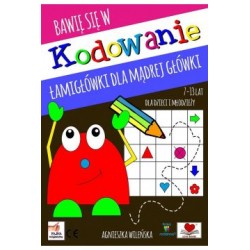 Kodowanie. Łamigłówki dla mądrej główki 7-13 lat dla dzieci i młodzieży motyleksiazkowe.pl