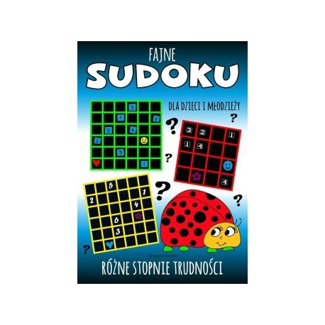 Fajne sudoku dla dzieci i młodzieży motyleksiazkowe.pl