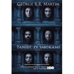 Taniec ze smokami. Pieśń lodu i ognia. Tom 1 (okładka filmowa) George R.R. Martin motyleksiazkowe.pl