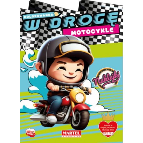 Kolorowanka W drogę Motocykle motyleksiazkowe.pl