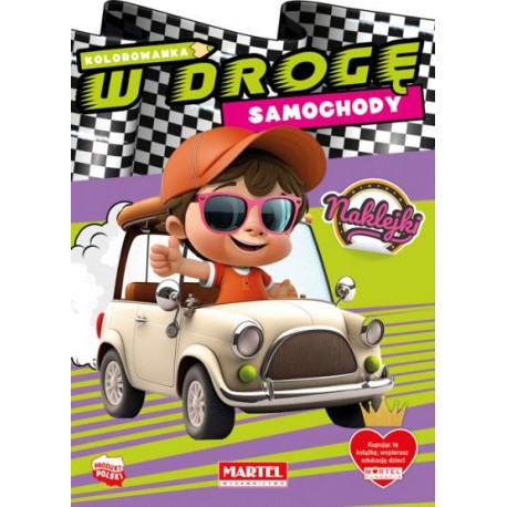 Kolorowanka W drogę Samochody motyleksiazkowe.pl