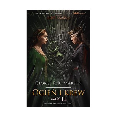 Ogień i krew część 2 (okładka filmowa) George R.R. Martin motyleksiazkowe.pl