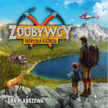 Zdobywcy Tatry dla Każdego gra planszowa motyleksiazkowe.pl