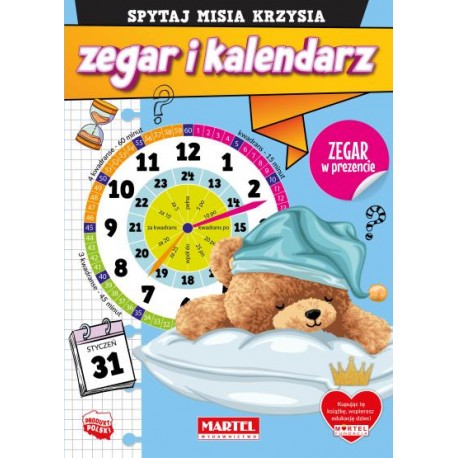 Spytaj Misia Krzysia. Zegar i kalendarz motyleksiazkowe.pl