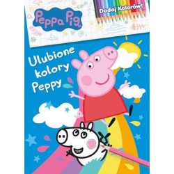 Peppa Pig Dodaj kolorów 8. Ulubione kolory Peppy motyleksiazkowe.pl