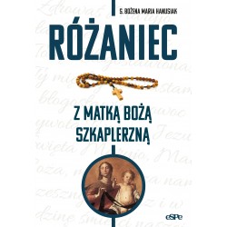 Różaniec z Matką Bożą Szkaplerzną Mateusz Micał motyleksiazkowe.pl