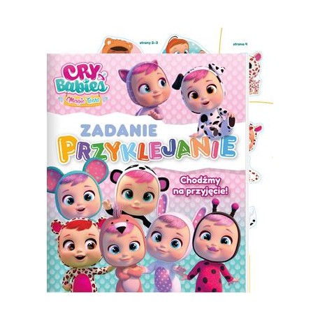 Cry babies Zadanie przyklejanie 1 Chodźmy na przyjęcie motyleksiazkowe.pl
