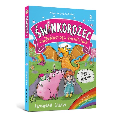 Świnkorożec Jednoroga świnka! Smocze tarapaty motyleksiazkowe.pl