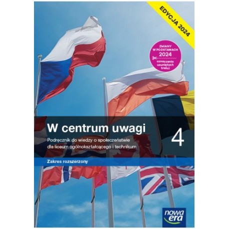 W centrum uwagi 4 Podręcznik do WOS do liceum i technikum Zakres rozszerzony EDYCJA 2024 motyleksiazkowe.pl