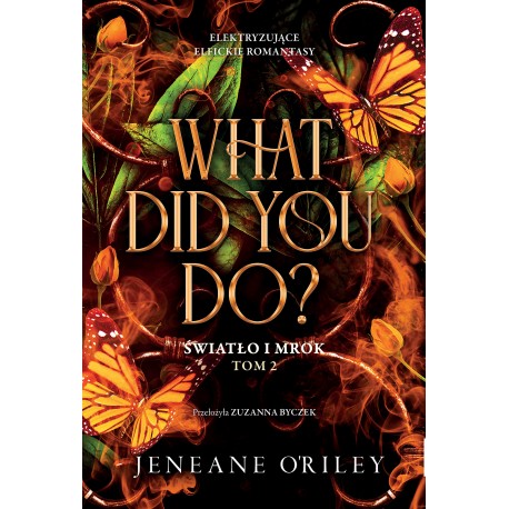 What Did You Do. Światło i mrok. T. 2 Jeane O'Riley motyleksiazkowe.pl