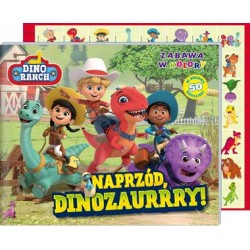 Dino Ranch Zabawa w kolory 1. Naprzód dinozaurry motyleksiazkowe.pl