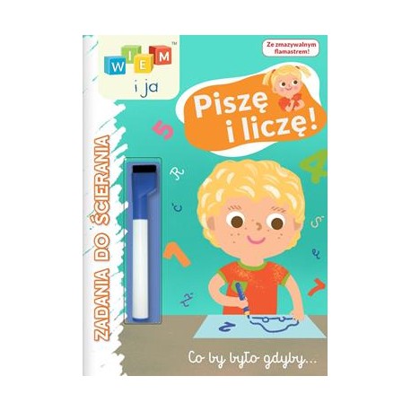 Wiem i ja Zadania do ścierania część 2. Piszę i liczę motyleksiazkowe.pl