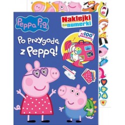 Peppa Pig Naklejki na numerki część 3. Po przygodę z Peppą motyleksiazkowe.pl