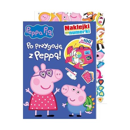 Peppa Pig Naklejki na numerki część 3. Po przygodę z Peppą motyleksiazkowe.pl