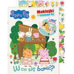 Peppa Pig Naklejki na numerki część 4. W co się bawić motyleksiazkowe.pl