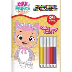 Cry Babies Numerkowe kolorowanki część 1. Kolorowy świat motyleksiazkowe.pl