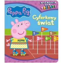 Peppa Pig Wyzwania dla malucha część 5 Cyferkowy świat motyleksiazkowe.pl