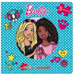 Barbie Książka z puzzlami motyleksiazkowe.pl