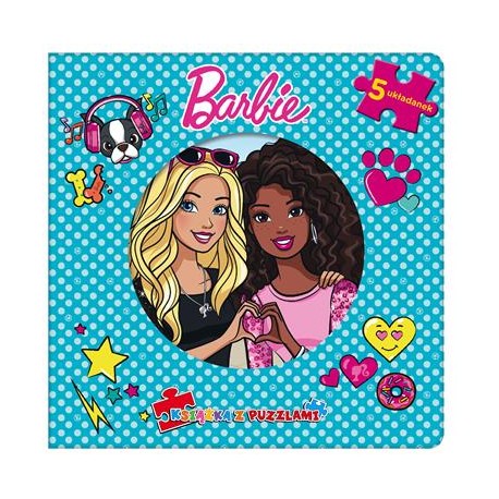 Barbie Książka z puzzlami motyleksiazkowe.pl