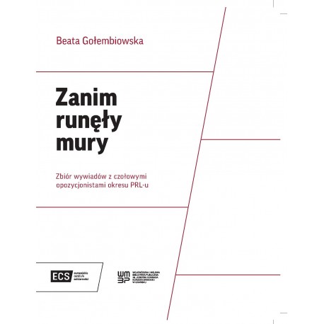 Zanim runęły mury. Zbiór wywiadów z czołowymi opozycjonistami okresu PRL-u Beata Gołembiowska motyleksiazkowe.pl
