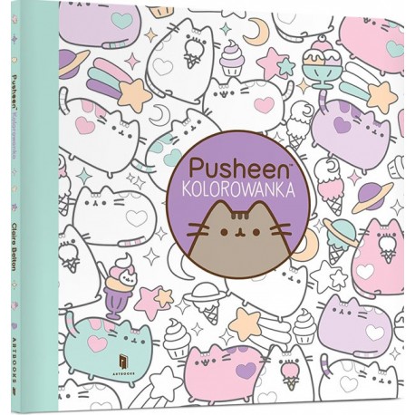 Pusheen kolorowanka Belton Claire motyleksiazkowe.pl