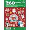 Boże Narodzenie z pomysłem 260 naklejek na Święta