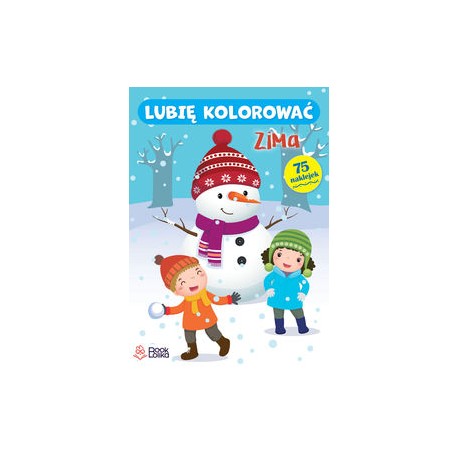 Zima. Lubię kolorować motyleksiazkowe.pl