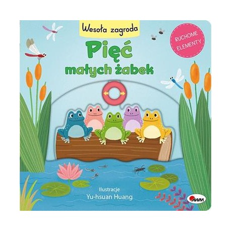 Pięć małych żabek /Wesoła zagroda motyleksiazkowe.pl