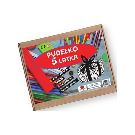 Pudełko 5 latka motyleksiazkowe.pl