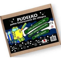 Pudełko pełne kolorowania dla chłopca motyleksiazkowe.pl