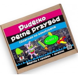 Pudełko pełne przygód. Nagroda na zakończenie klasy I motyleksiazkowe.pl