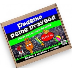 Pudełko pełne przygód. Nagroda na zakończenie klasy III motyleksiazkowe.pl