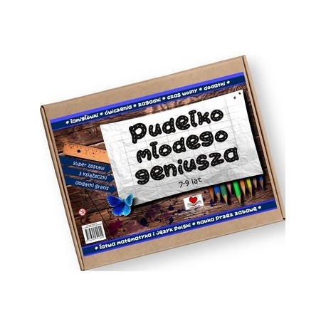 Pudełko młodego geniusza 7-9 lat motyleksiazkowe.pl