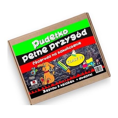 Pudełko pełne przygód. Nagroda na zakończenie klasy IV motyleksiazkowe.pl